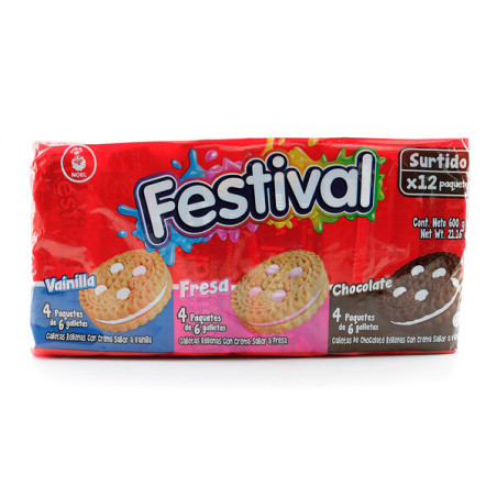 GALLETAS FESTIVAL SURTIDAS 12 UND