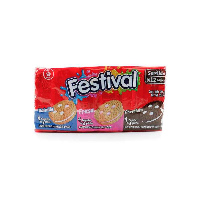 GALLETAS FESTIVAL SURTIDAS 12 UND