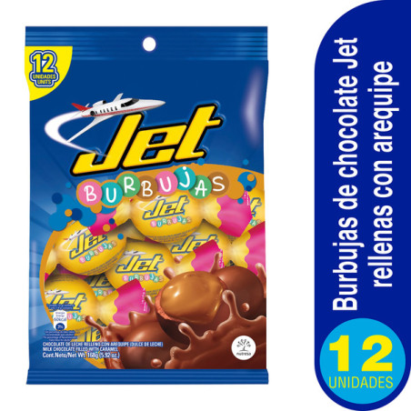 BURBUJAS DE CHOCOLATE BOLSA 12 UND