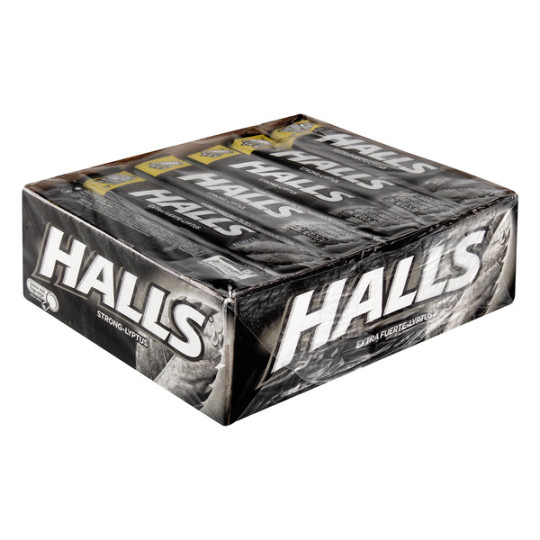 HALLS EXTRA STRONG 12 BARRAS