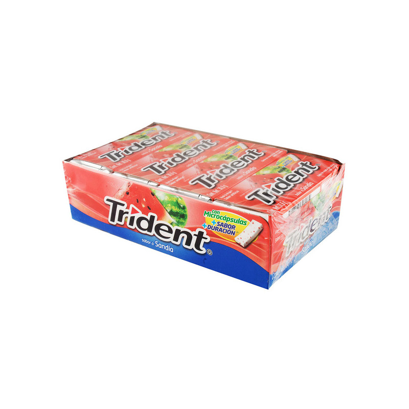 CHICLE TRIDENT SANDIA 12 UND