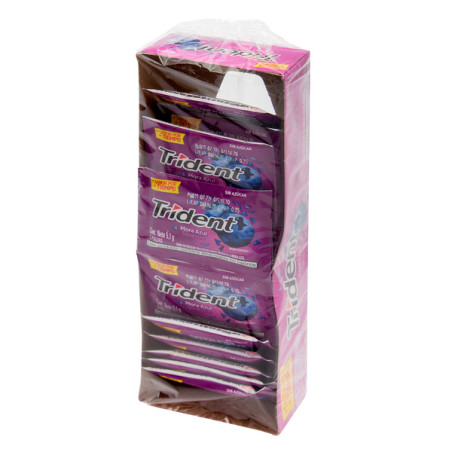 CHICLE TRIDENT 3S MORA TER DISP.24 UND