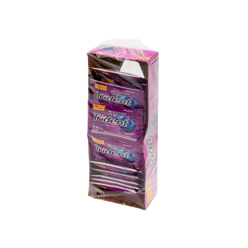 CHICLE TRIDENT 3S MORA TER DISP.24 UND