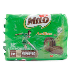 GALLETAS MILO ANILLOS X 12 UN