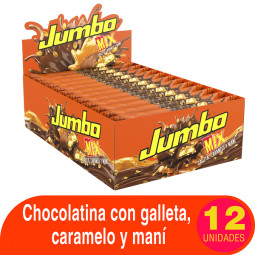 GALLETAS CHOCOLAT.JUMBO MIX 60 GR 12 UND