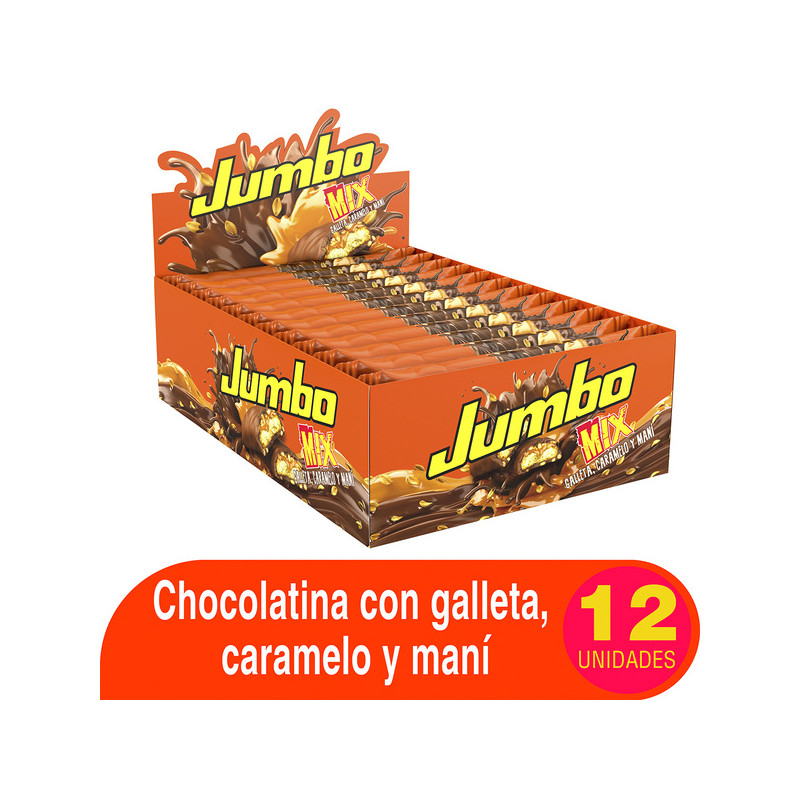 GALLETAS CHOCOLAT.JUMBO MIX 60 GR 12 UND