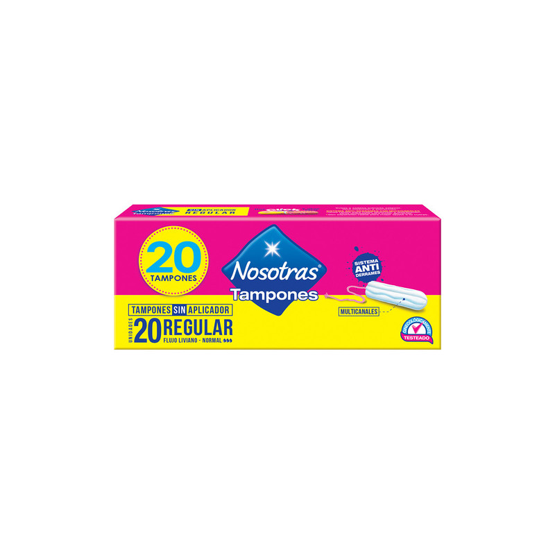 TAMPON NOSOTRAS DIGITAL REGULAR 20 UND