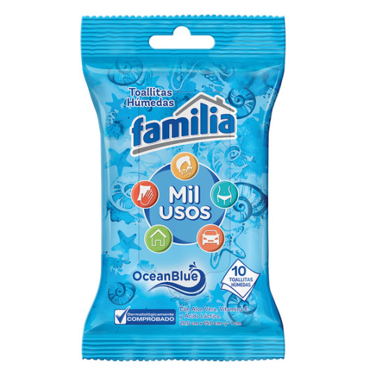 PAN.HUM.FAMILIA ACTIVE MIL USOS 10 UND            