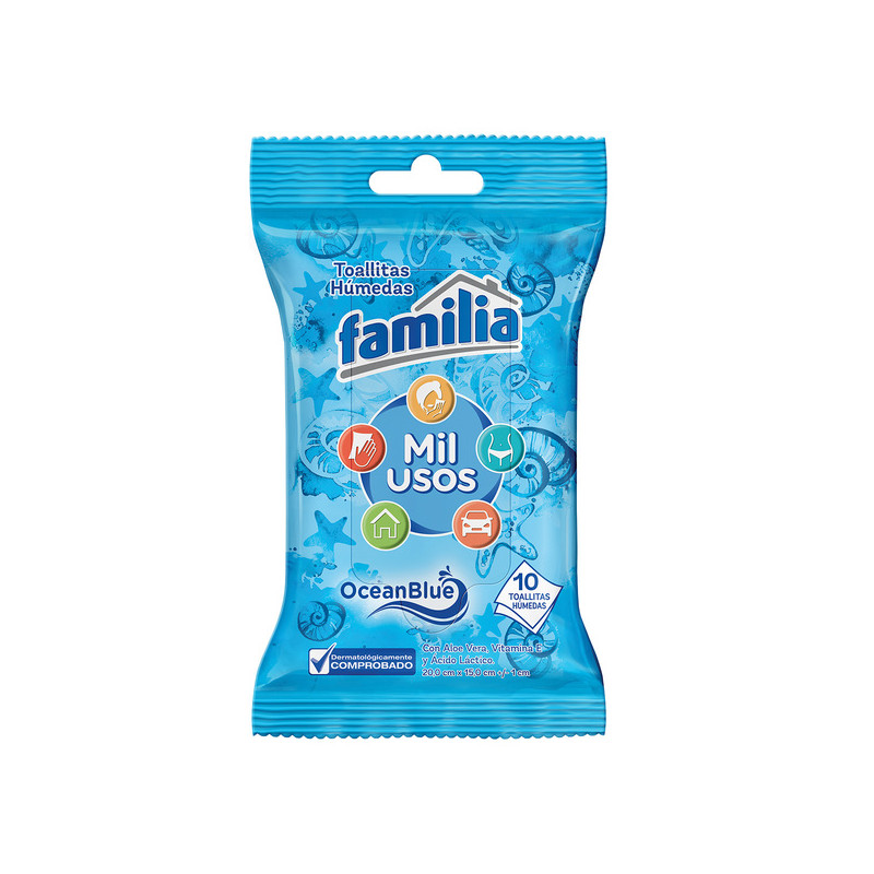 PAN.HUM.FAMILIA ACTIVE MIL USOS 10 UND            