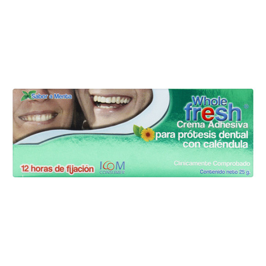 ( ) CRE.ADH WHOLEFRESH MENTA 25 GR ICOM