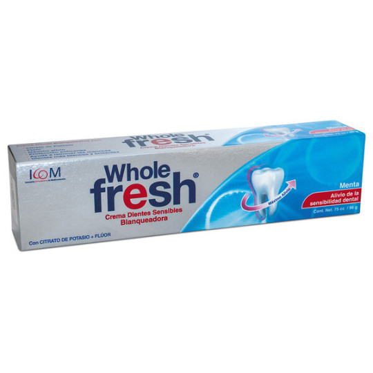( ) CRE.DEN WHOLEFRESH SENS BLANQ 75 CC ICOM
