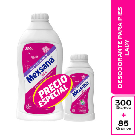 TALCO MEXSANA LADY 300 GR 85 GR P.E.IVA