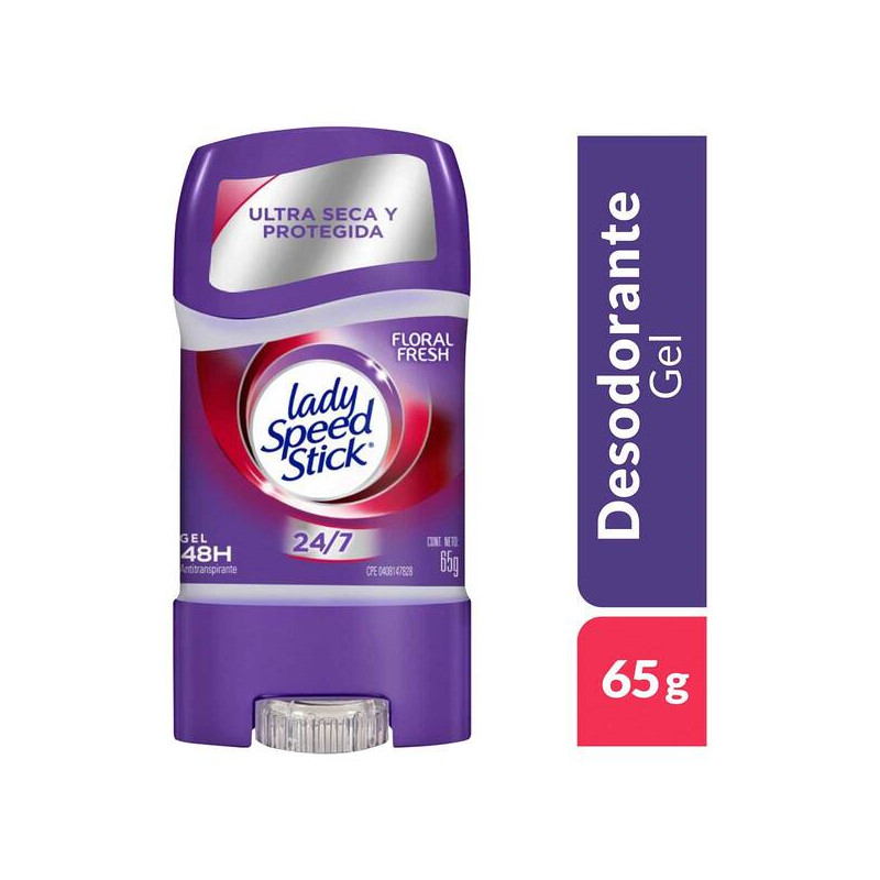 DTE.LADY GEL FLORAL FRESH 65 GR M