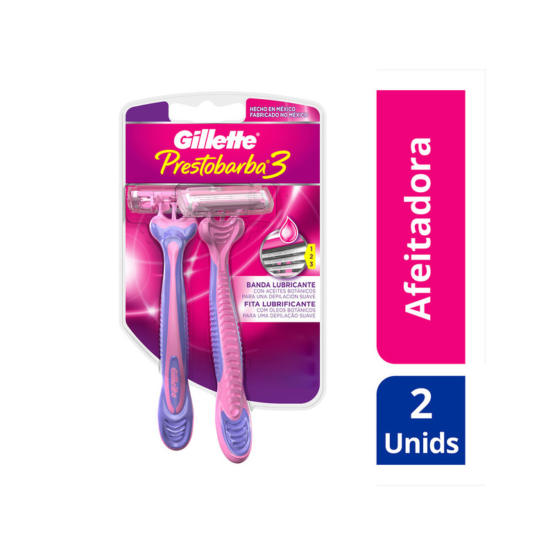 MAQ.PRESTOBARBA 3 MUJER 2 UND