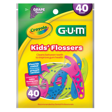 HILO DENTAL GUM FLOSSER CRAYOLO 40 UND