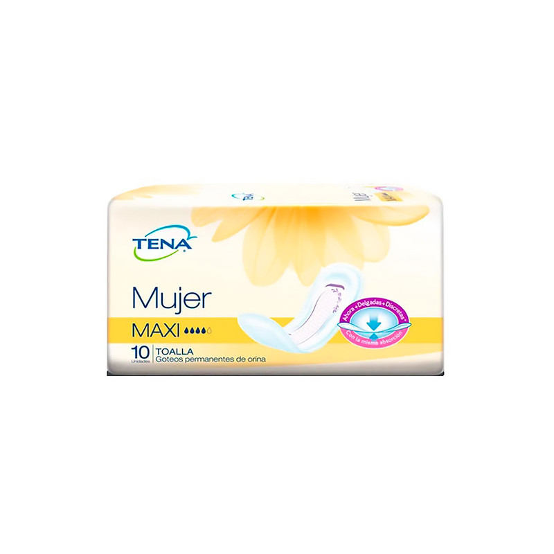 TOA.TENA MUJER MAXI 10 UND