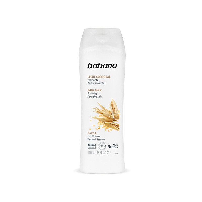 CREMA BABARIA BODY MILK AVENA 400 ML