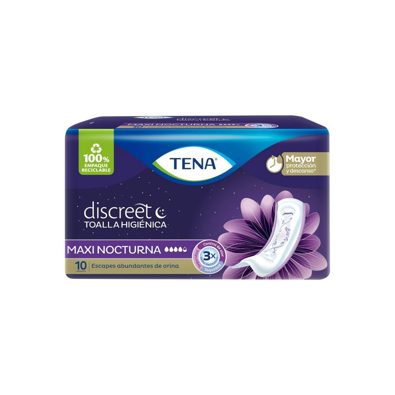 TOA.TENA DISCREET MAXI NIGHT 10 UNDS