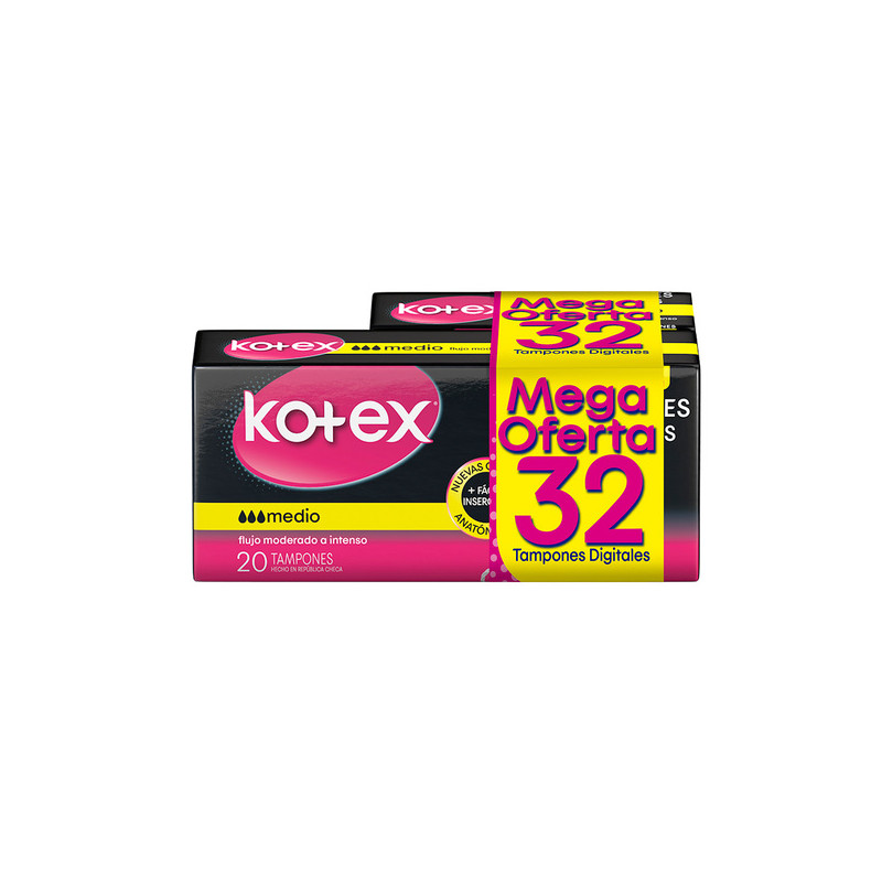 TAM.KOTEX EV.DIGITAL MEDIO 20 UND 12 M.O