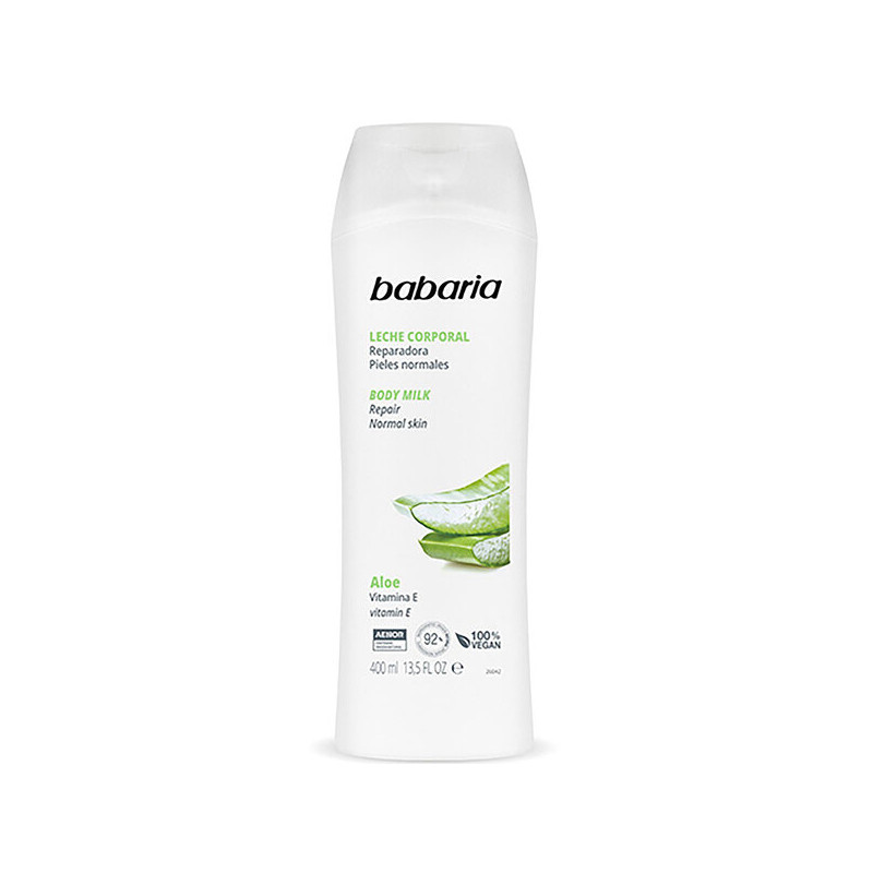 CREMA BABARIA BODY MILK ALOE 400 ML