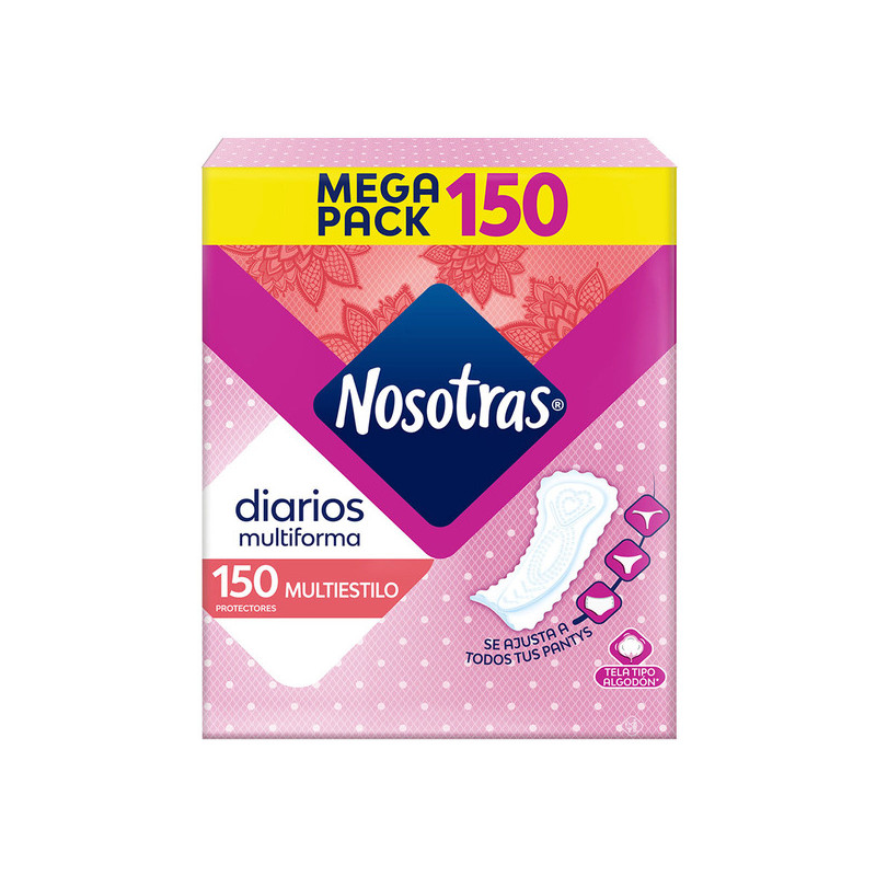 PROT.NOSOTRAS DIARIOS MULTIESTILO 150UND