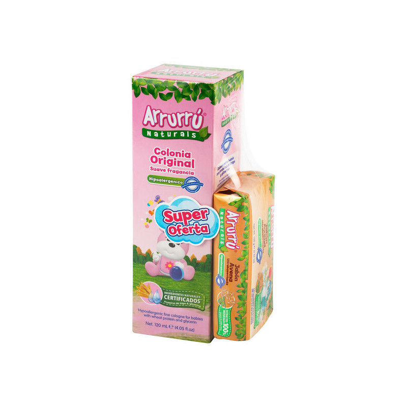 COLONIA ARRURRU ROSADA 120 ML  JABON
