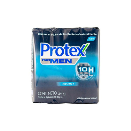 3 JABONES PROTEX MEN SPORT 110 GR