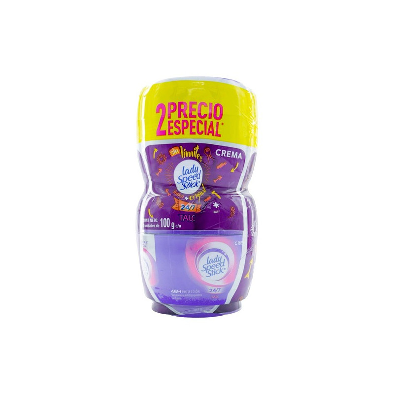 2 DTE.LADY SPEED TALC CRE 100 GR P.E M