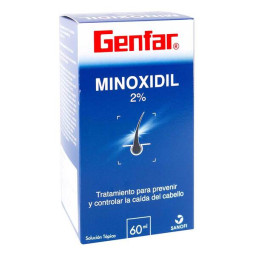 ( ) MINOXIDIL 2% LOCION 60 MILILITROS GF