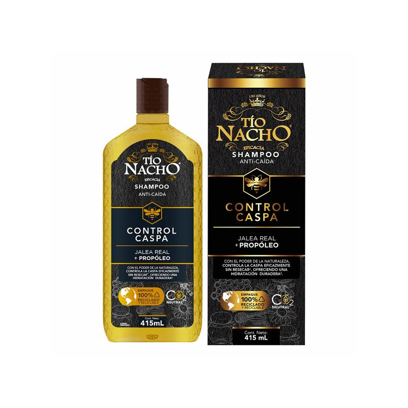 CHA TIO NACHO CONTROL CASPA 415 ML (SF)           