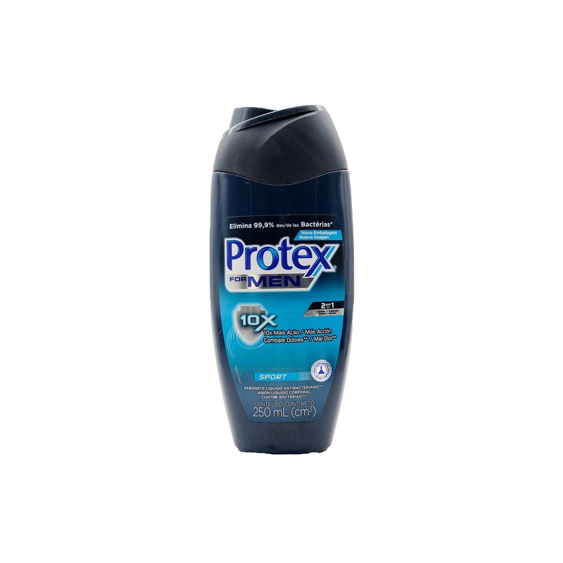 JABON PROTEX LIQ.FOR MEN SPORT 250 ML             