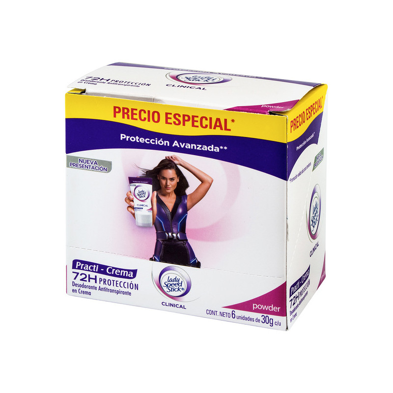 DTE.LADY S.S.CLIN.PR.CREMA 30GR 6UND P.E