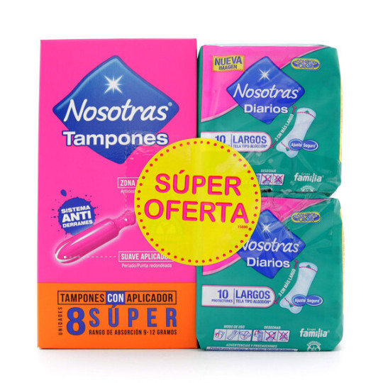 TAMP.NOSOTRAS.APLI.SUP.8UN+2PRO.LAR.S.OF