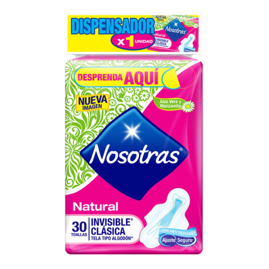 TOA.NOSOTRAS NATURAL INV.CLAS.TELA 30UND
