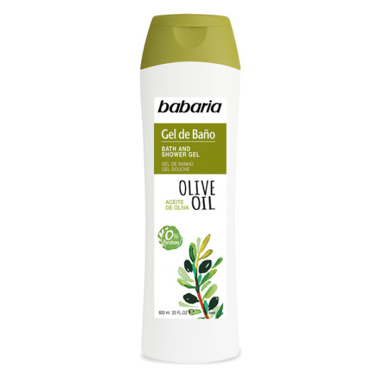 GEL DE BANO BABARIA ACEITE OLIVA 600 ML