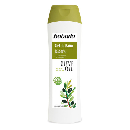 GEL DE BANO BABARIA ACEITE OLIVA 600 ML