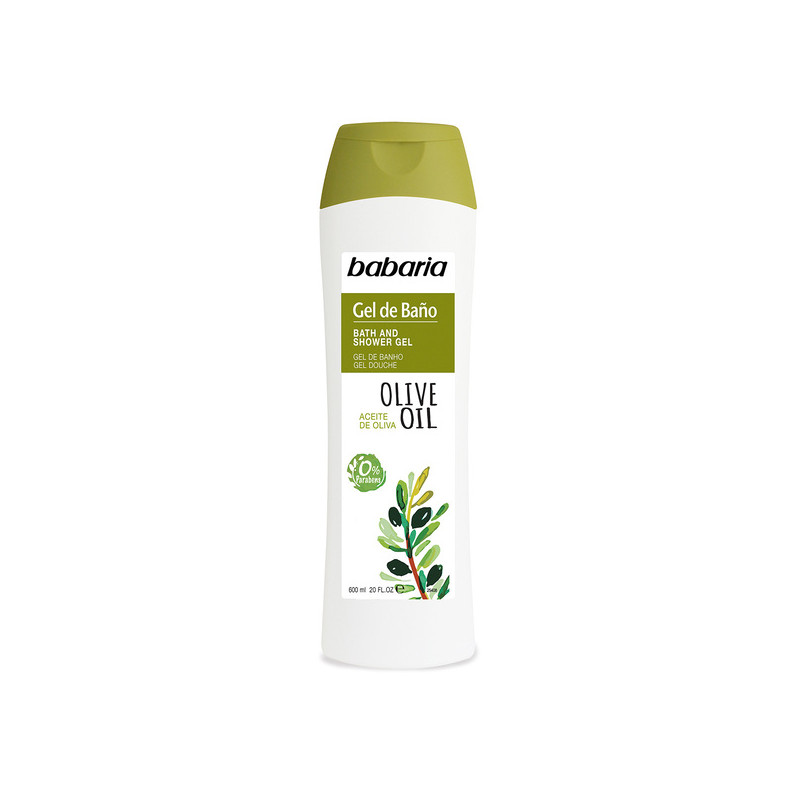 GEL DE BANO BABARIA ACEITE OLIVA 600 ML