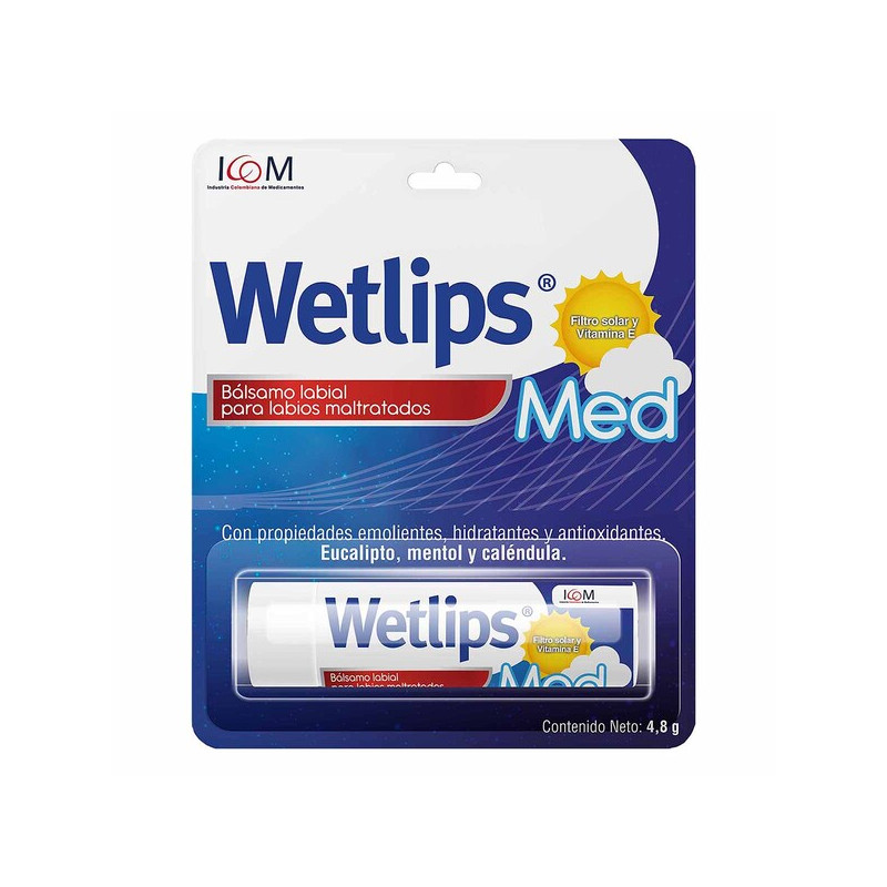 ( ) BALS. LABIAL WETLIPS MED 4.8 GR ICOM              