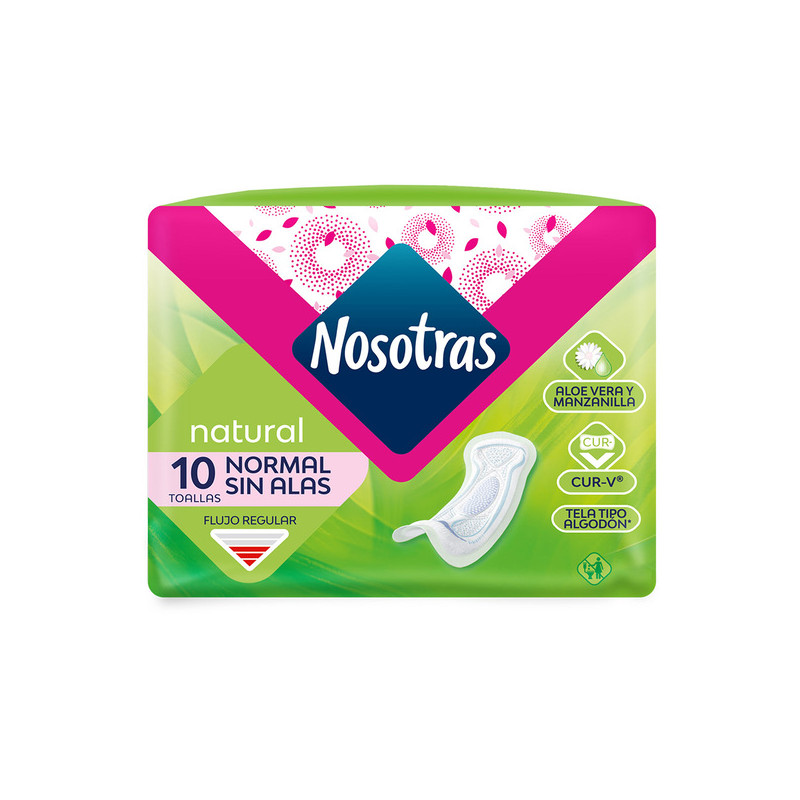 TOA.NOSOTRAS NORMAL NATURAL 10 UDS