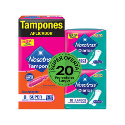 TAMP.NOSOTRAS.APLI.REG.8UN+2PRO.LAR.S.OF