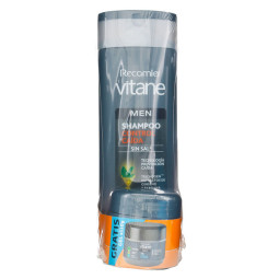 CHA VITANE MEN CONT 400ML   GEL 110ML