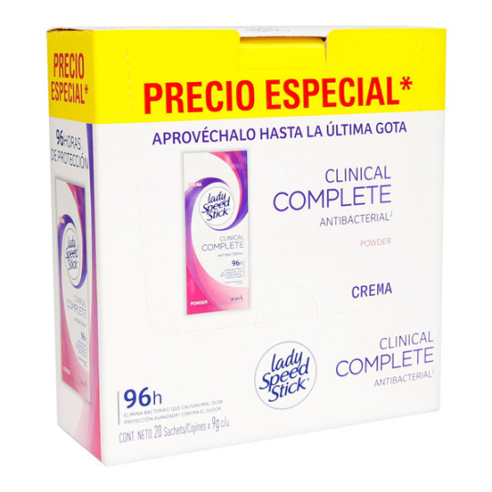 DTE.LADY CREMA CLI.COM.POWE.20SBS 9G P.E