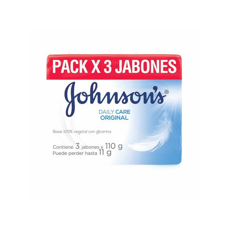 3 JABON JJ ADULTO ORIGINAL 110 GR