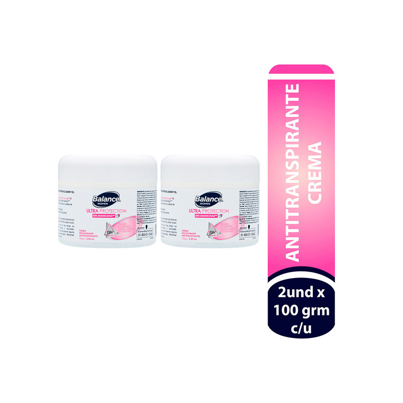DTE BALANCE CREM ULTRAPROT.WOM 100GR 2X1