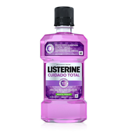 LISTERINE CUIDADO TOTAL 500 ML