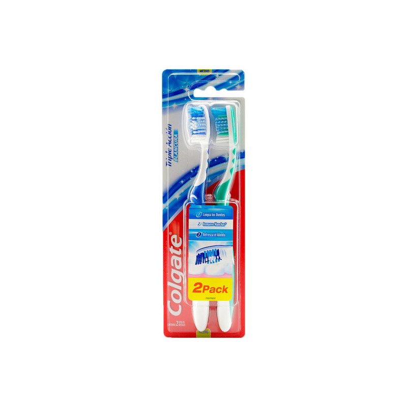 2 CEP.COLGATE TRIPLE ACCION BLANCURA PAC
