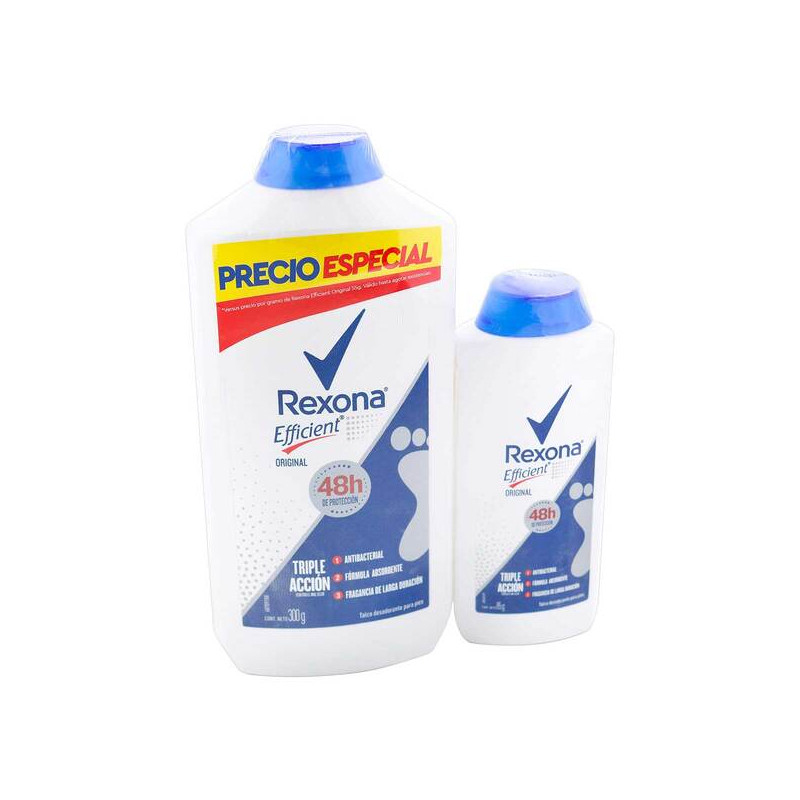 TALCO REXONA EFF.ORIG.300GR TAL 85G S.O.