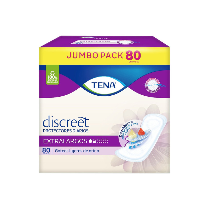 PROT DIAR TENA DISCREET EXTRALARGO 80UND