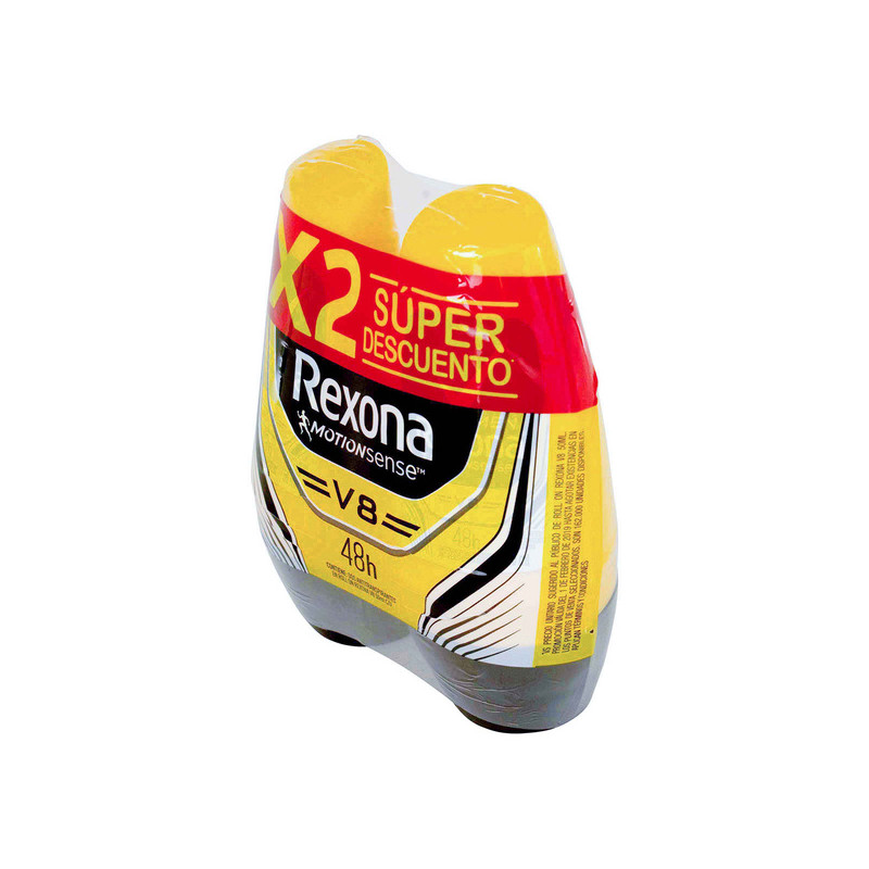 2 DTE REXONA ROLLON MEN V8 50 ML S.D. H