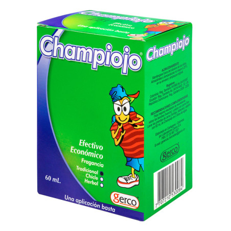 CHA.CHAMPIOJO 60 ML TRADICIONAL PEINE